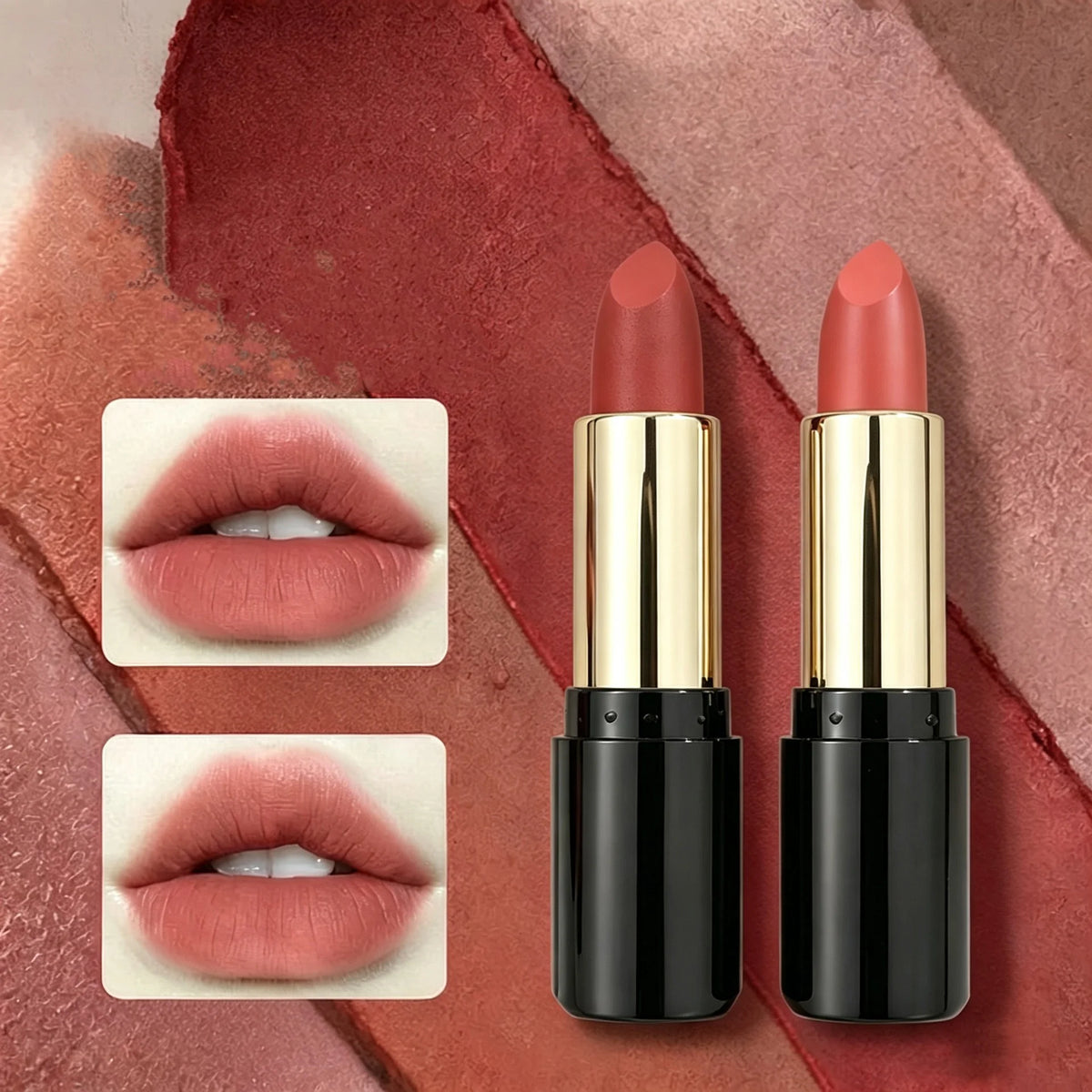 Cinnamon Nude Matte Lipstick – Moisturizing Velvet Finish Matte Lipstick PRIMED