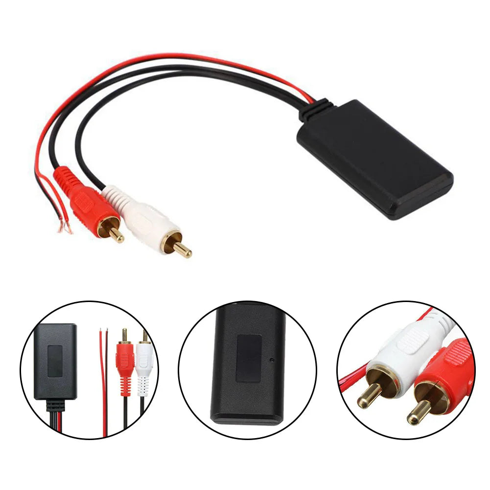 Bluetooth 5.0 Car Audio Receiver Module – 2RCA Stereo Adapter Car Bluetooth Receiver PRIMED