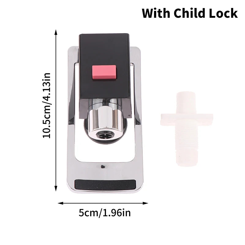 Water Dispenser Faucet Switch with Child Lock – Red/Blue