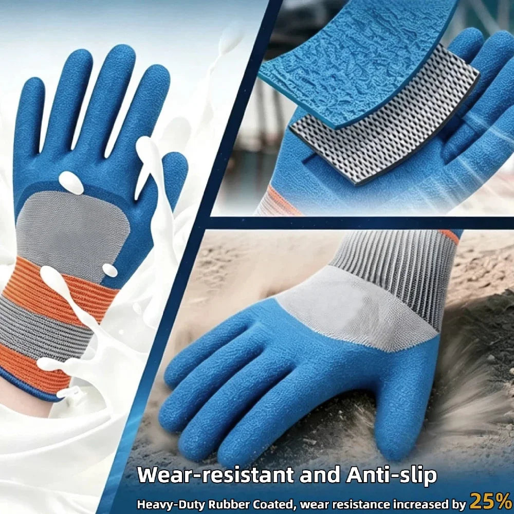Thorn-Proof Gardening Gloves 10 Pairs | Nitrile Coated Work Gloves Gardening Work Gloves PRIMED