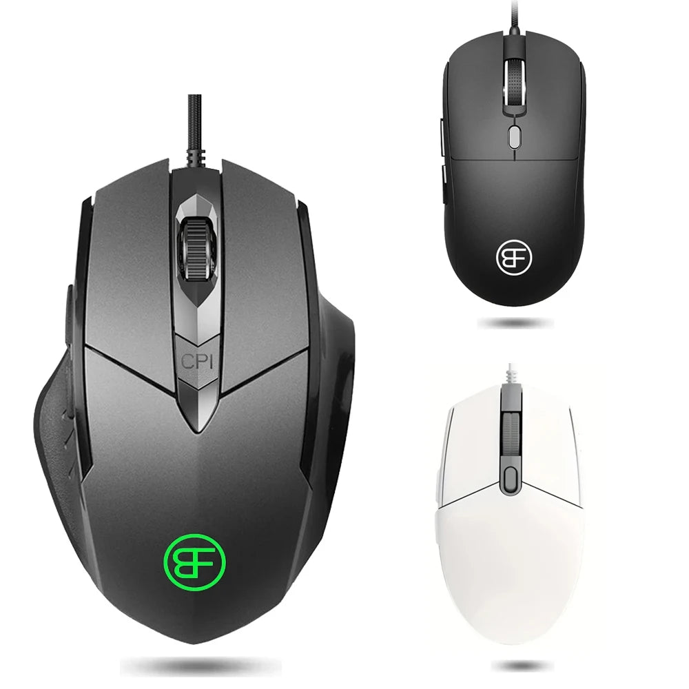USB Wired Mouse – 6-Button Ergonomic DPI Adjustable Backlit Wired Computer Mouse PRIMED