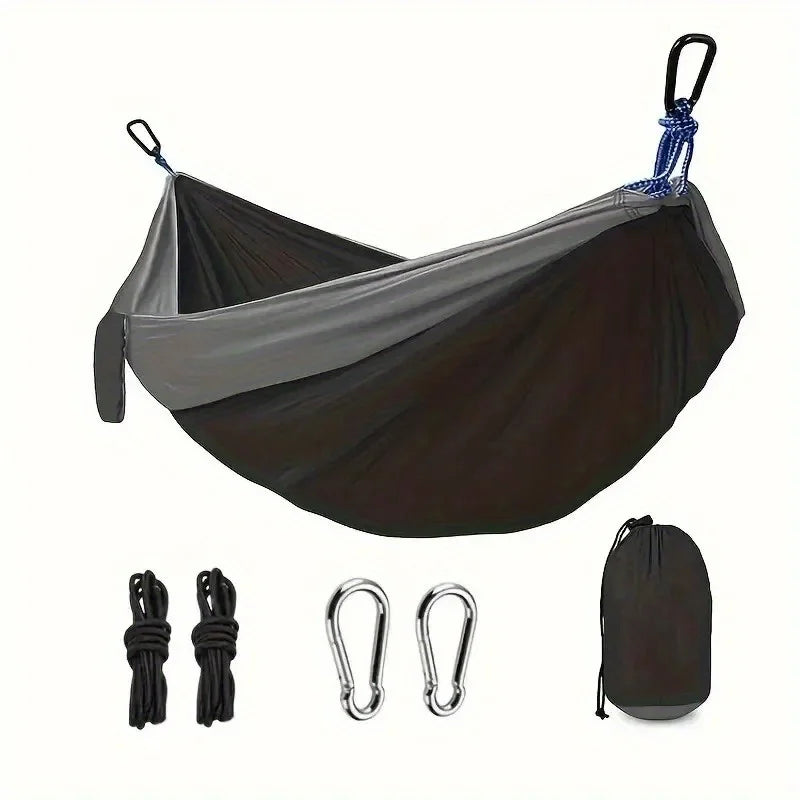 Ultra-Light Camping Hammock – Breathable Quick-Dry Nylon Camping Hammock PRIMED black