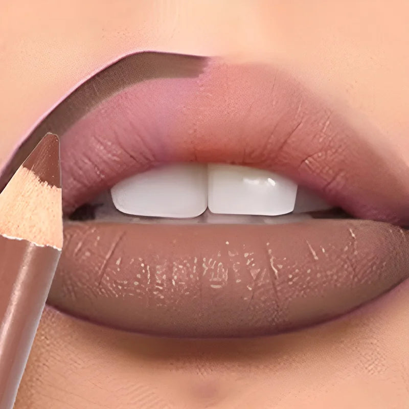 Waterproof Matte Lip Liner Pencil | 28 Shades, Long-Lasting