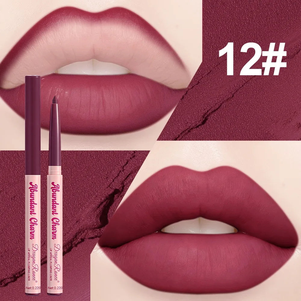 Rose Pink Matte Lip Liner Pencil – Waterproof, Long-Lasting Lip Liner Pencil PRIMED