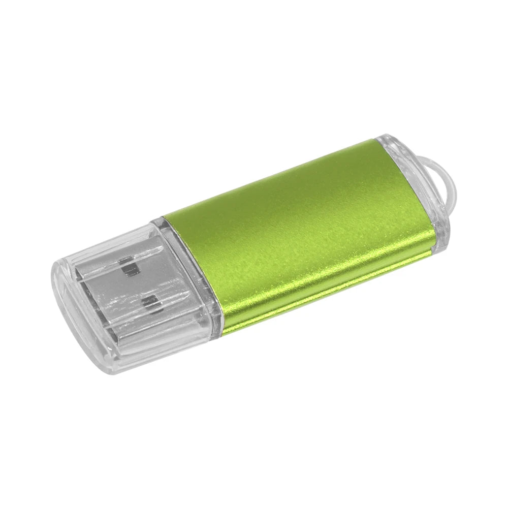 Metal USB 2.0 Flash Drive 4GB–128GB | Plug-and-Play USB Flash Drive PRIMED 4GB Green