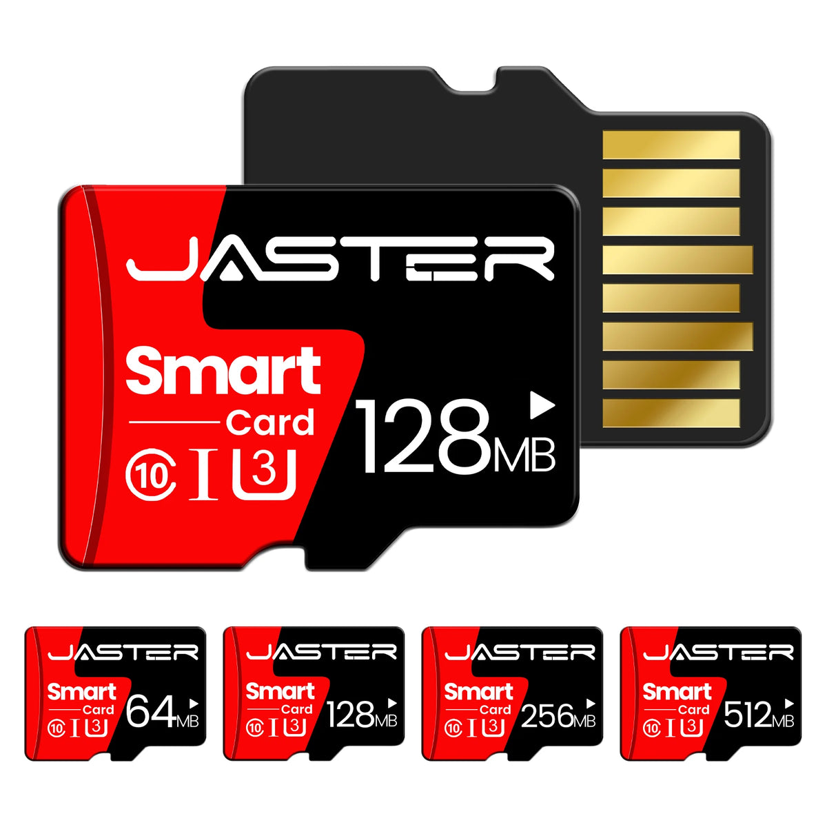 JASTER TF MicroSD Card 64MB–512MB for Camera & Phone MicroSD Memory Card PRIMED