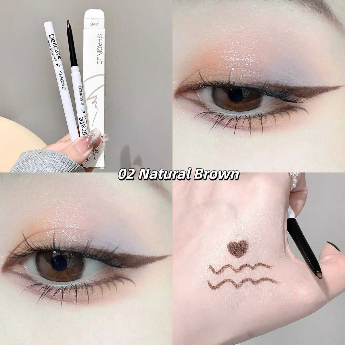 Waterproof Eyeliner Pencil – Long-Lasting, Non-Smudge Gel