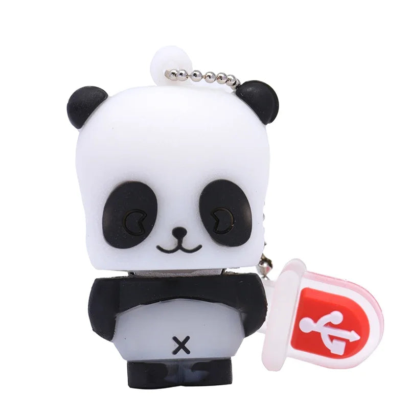Panda USB 2.0 Flash Drive with Keychain – Kids Gift 4–64GB USB Flash Drive PRIMED 8 GB With Key Chain -C