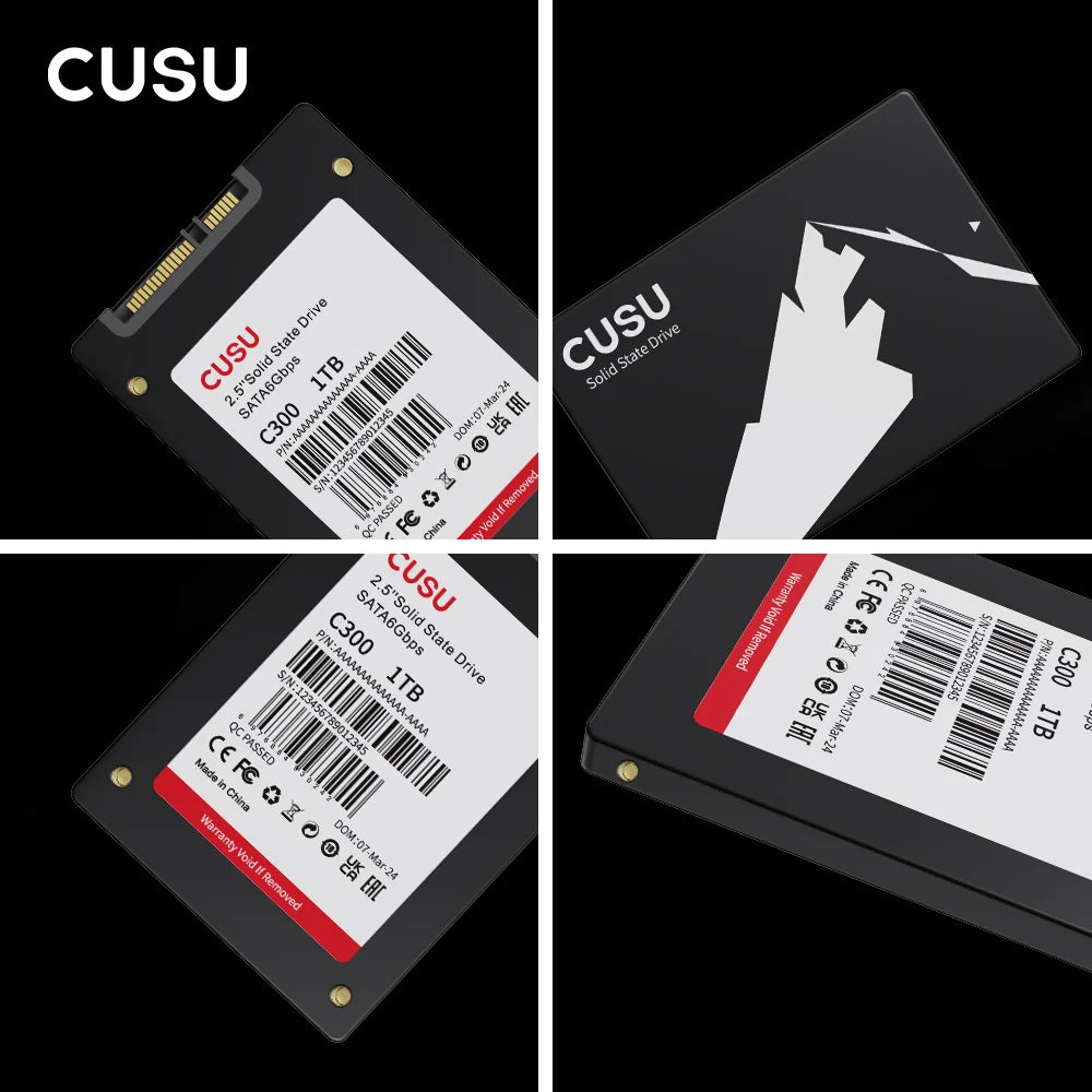 CUSU 2.5" SATA III SSD 256GB–4TB | Solid State Drive Internal SSD PRIMED