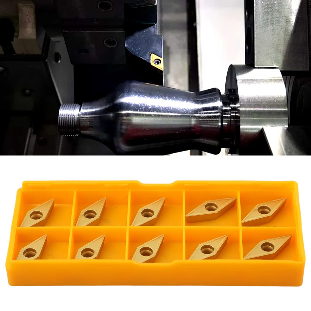 VCMT110304 Cemented Carbide Turning Inserts 10pcs for Steel Carbide Turning Inserts PRIMED