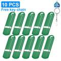 10-Pack Colorful USB Flash Drives 128GB–4GB + Key Chains USB Flash Drive PRIMED 4GB Green China Mainland