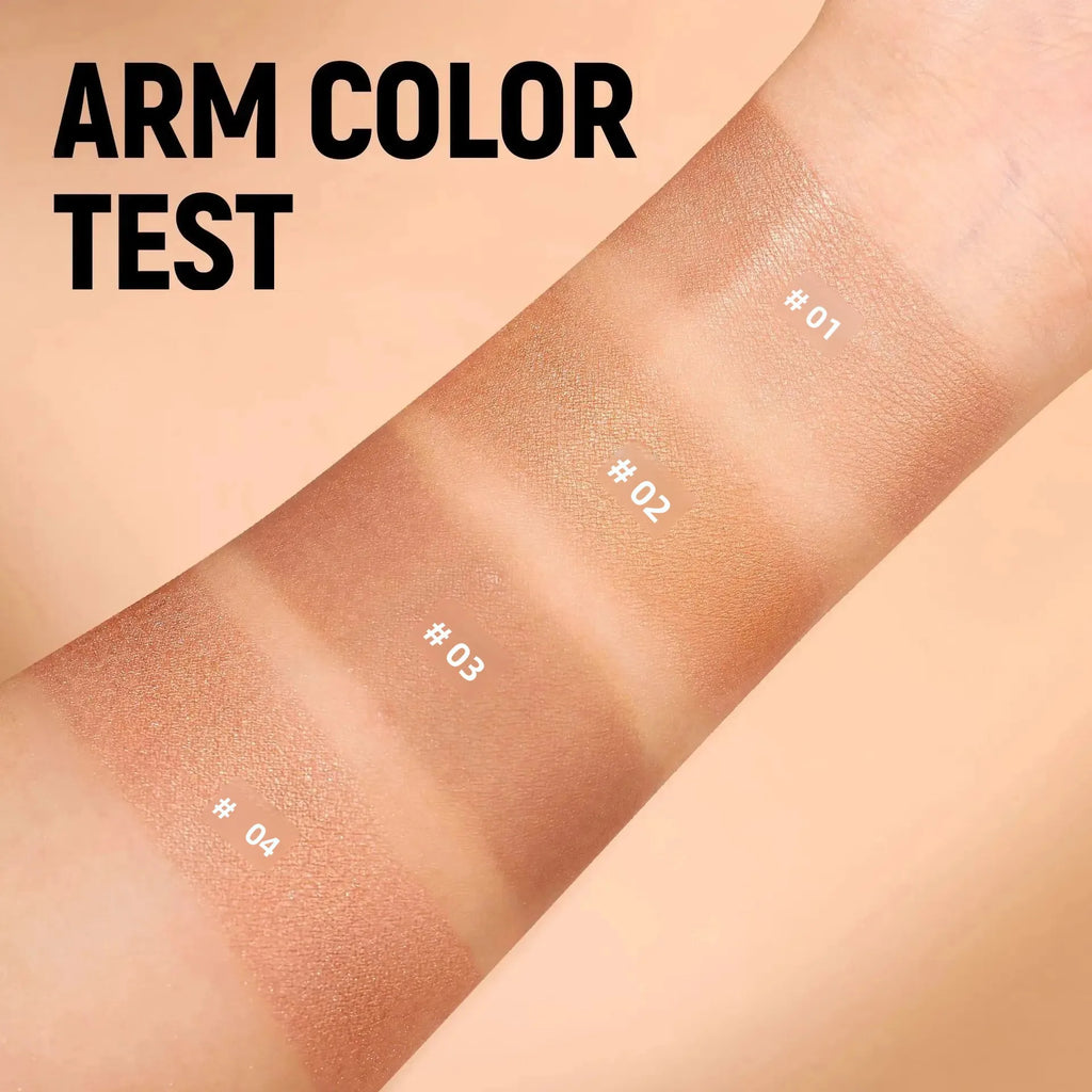Handaiyan Liquid Bronzer Matte Waterproof Body Tanning Makeup Liquid Body Bronzer PRIMED