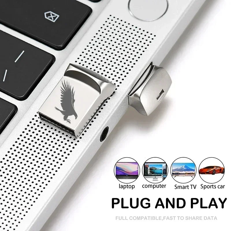 JASTER Mini Metal USB Flash Drive 32GB 64GB | Waterproof USB Flash Drive PRIMED