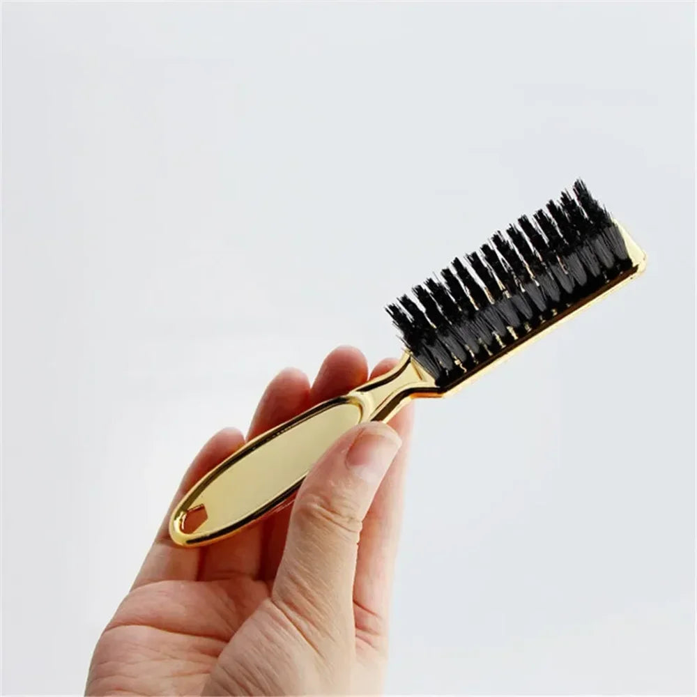 Vintage Gold Electroplated Salon Neck Hair Cleaning Brush