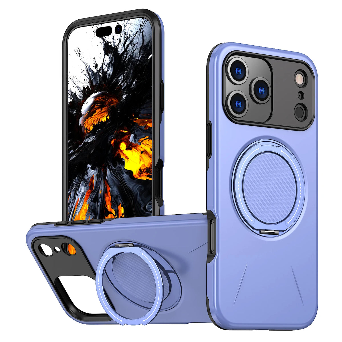 MagSafe 360° Magnetic Stand iPhone Case – Anti-Slip Cover Magnetic Phone Case PRIMED Purple iPhone 16e