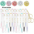Sparkling Eyelash Brush Tube with Keychain | Mascara Wand