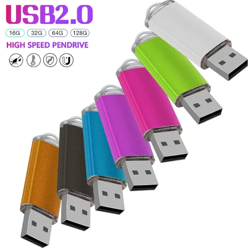JASTER Metal USB 2.0 Flash Drive – 4GB to 128GB USB Flash Drive PRIMED