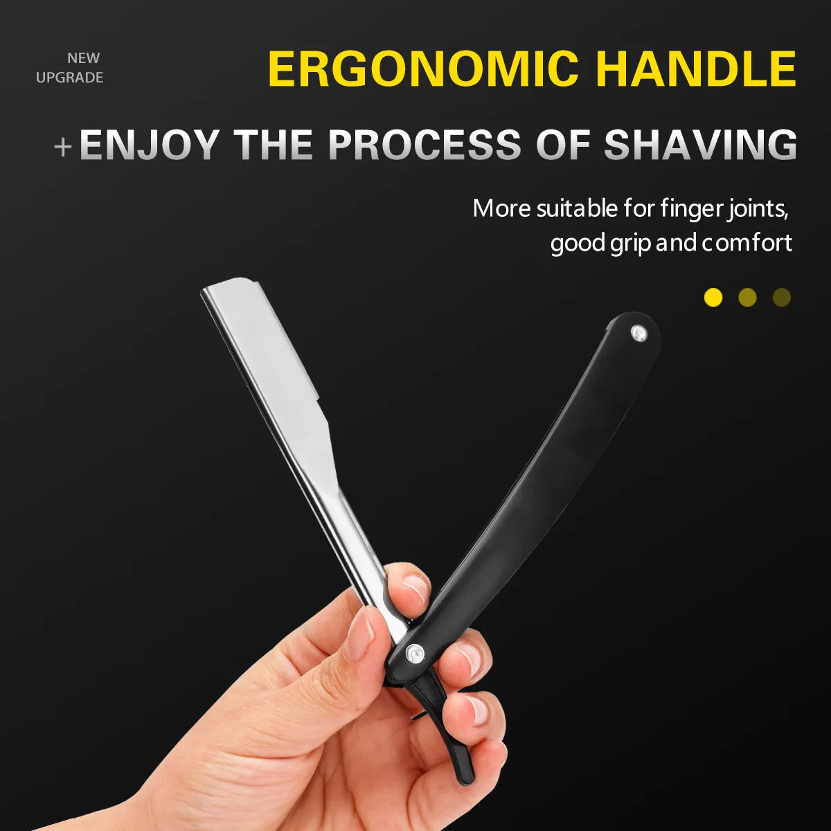 Vintage Folding Straight Razor 25g – Detachable Half-Blade Shaver