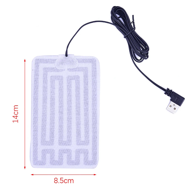 USB 5V Carbon Fiber Heated Glove Pad – Electric Heating Element