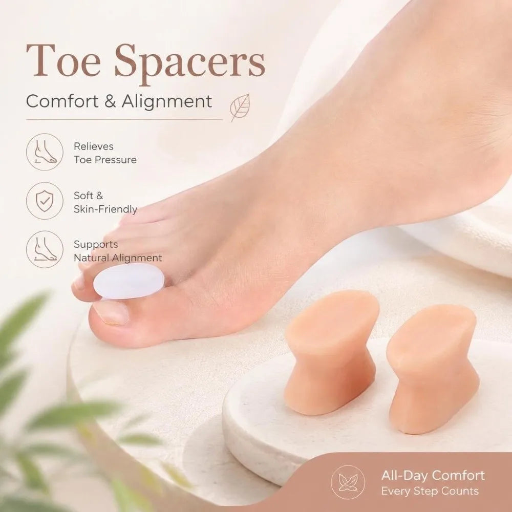 I-Shaped Big Toe Separator – Soft SEBS Spacer 1 Pair Toe Separator PRIMED