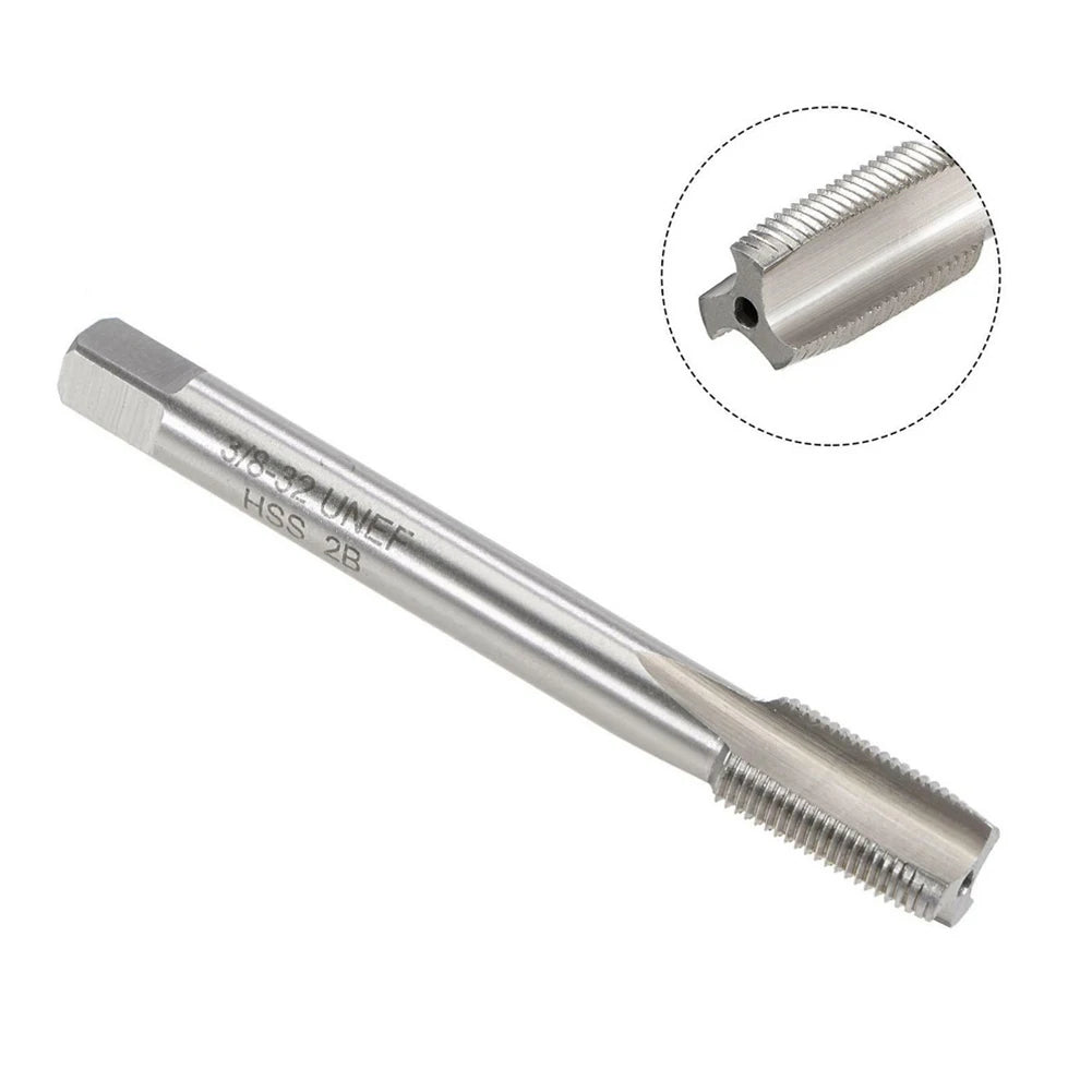 HSS Tap 3/8"-32 UNEF Right-Hand 73mm | Metalworking Thread Tool HSS Thread Tap PRIMED