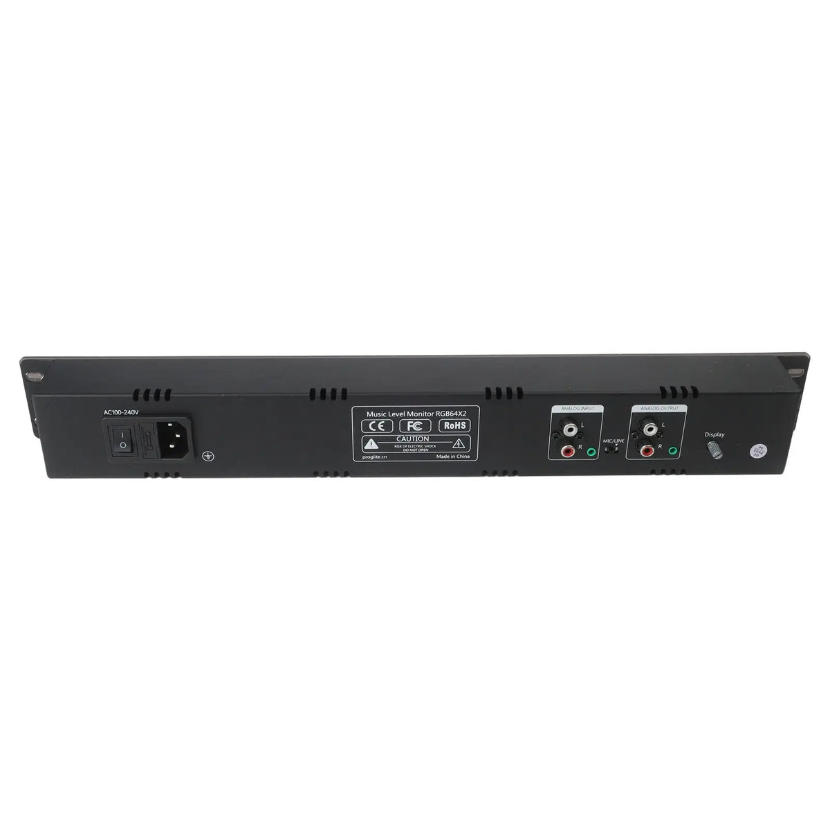 LED Music Spectrum Analyzer 64×2 VU Meter – Voice & Remote