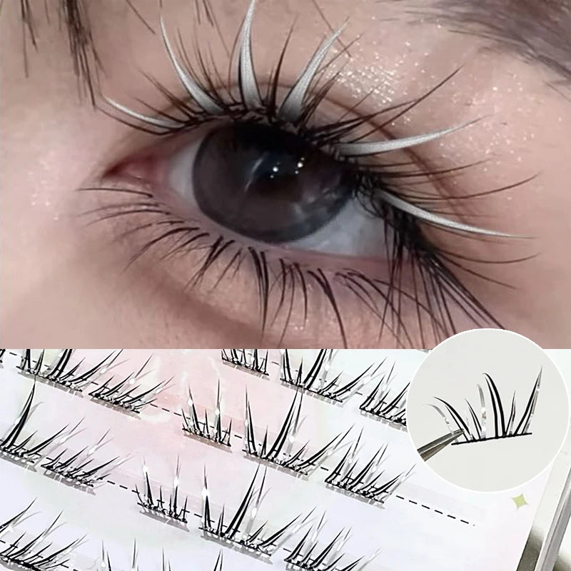 DIY Cluster False Eyelashes – Colorful Punk Lash Extensions False Eyelashes PRIMED
