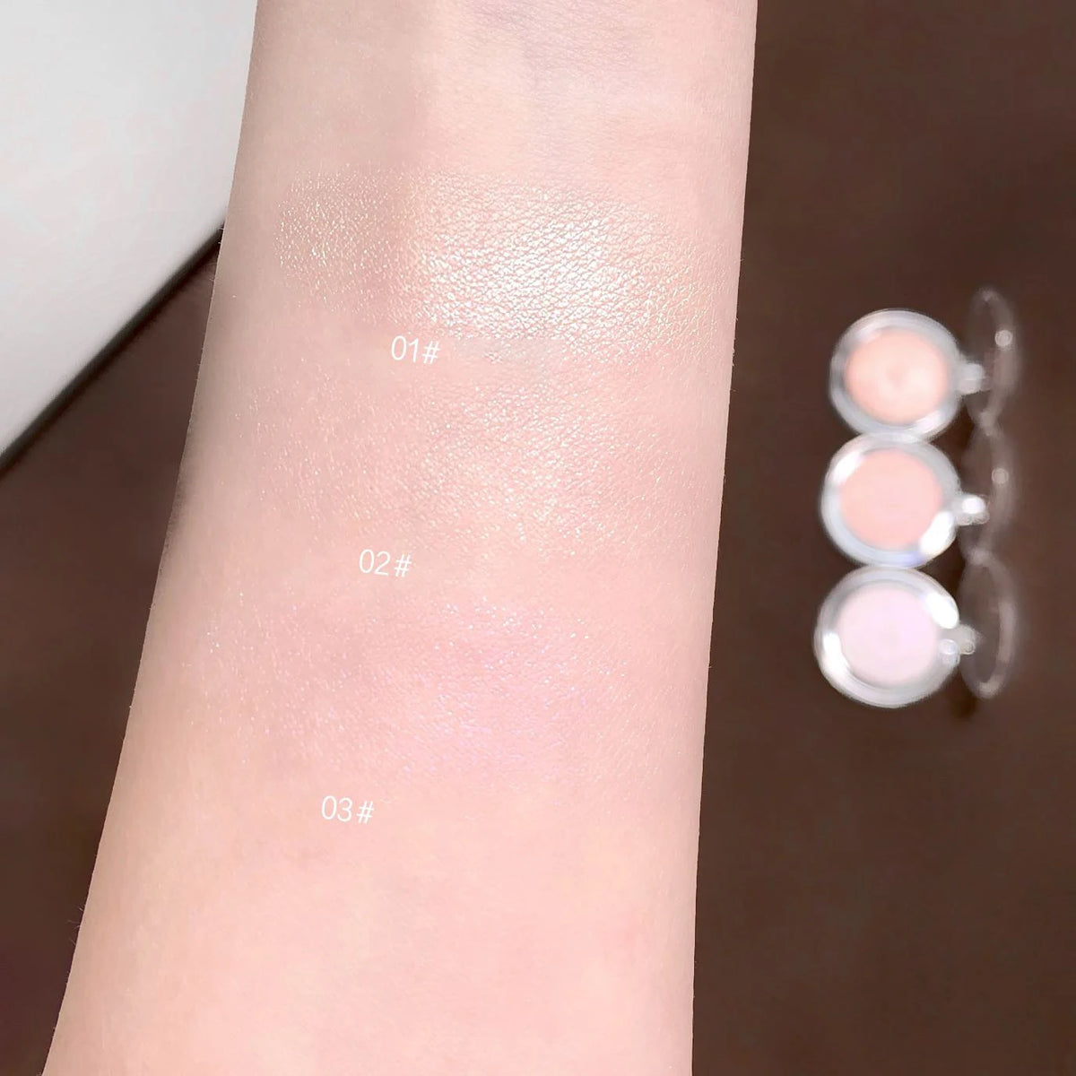 Shimmer Diamond 3-Color Highlighter Palette | Glitter Contour