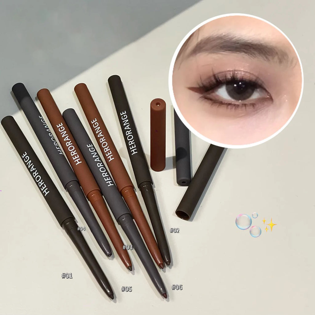 HERORANGE Ultra-Fine Gel Eyeliner Pencil – Waterproof Matte Gel Eyeliner Pencil PRIMED