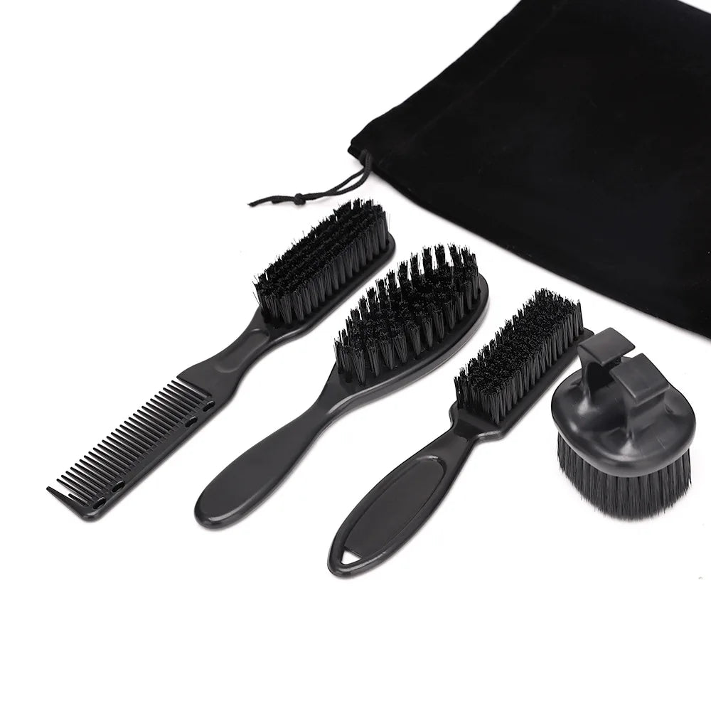 4-Pack Barber Neck Duster Brush Set – Soft Hairdressing Tool Barber Neck Duster Brush PRIMED