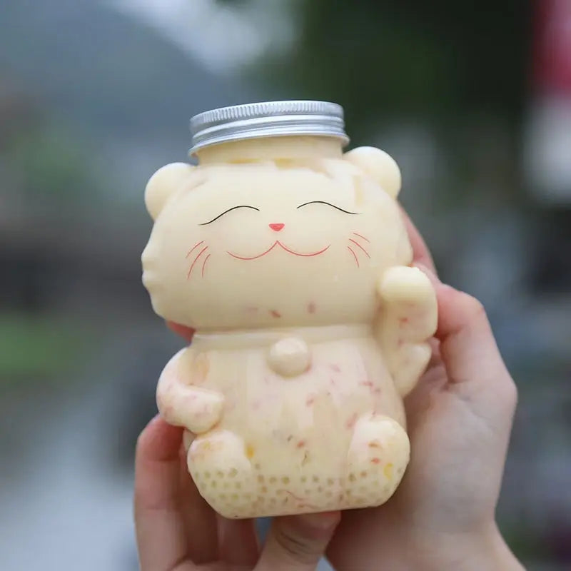 Transparent PET Juice Bottle Sealed Cap 350ml 500ml | Cold Drinks