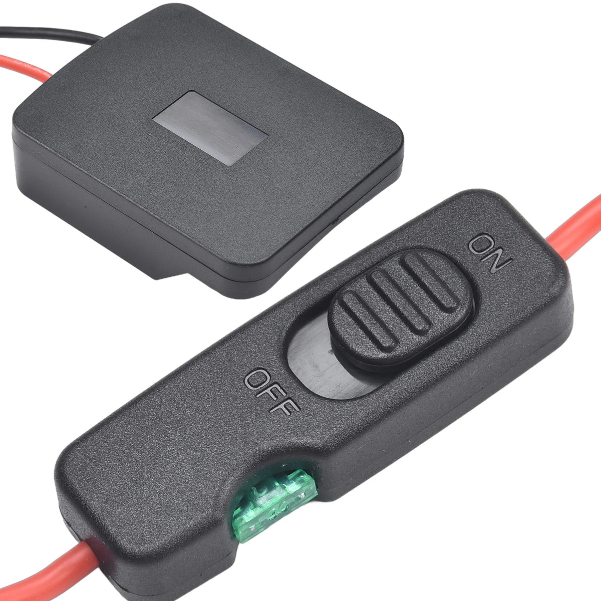 Parkside X 20V Battery Adapter – Switch, Fuse & 14AWG Wire Battery Adapter PRIMED