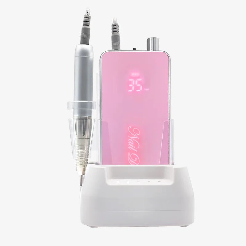 Rechargeable Electric Nail Drill Machine – 35000 RPM Pro Set