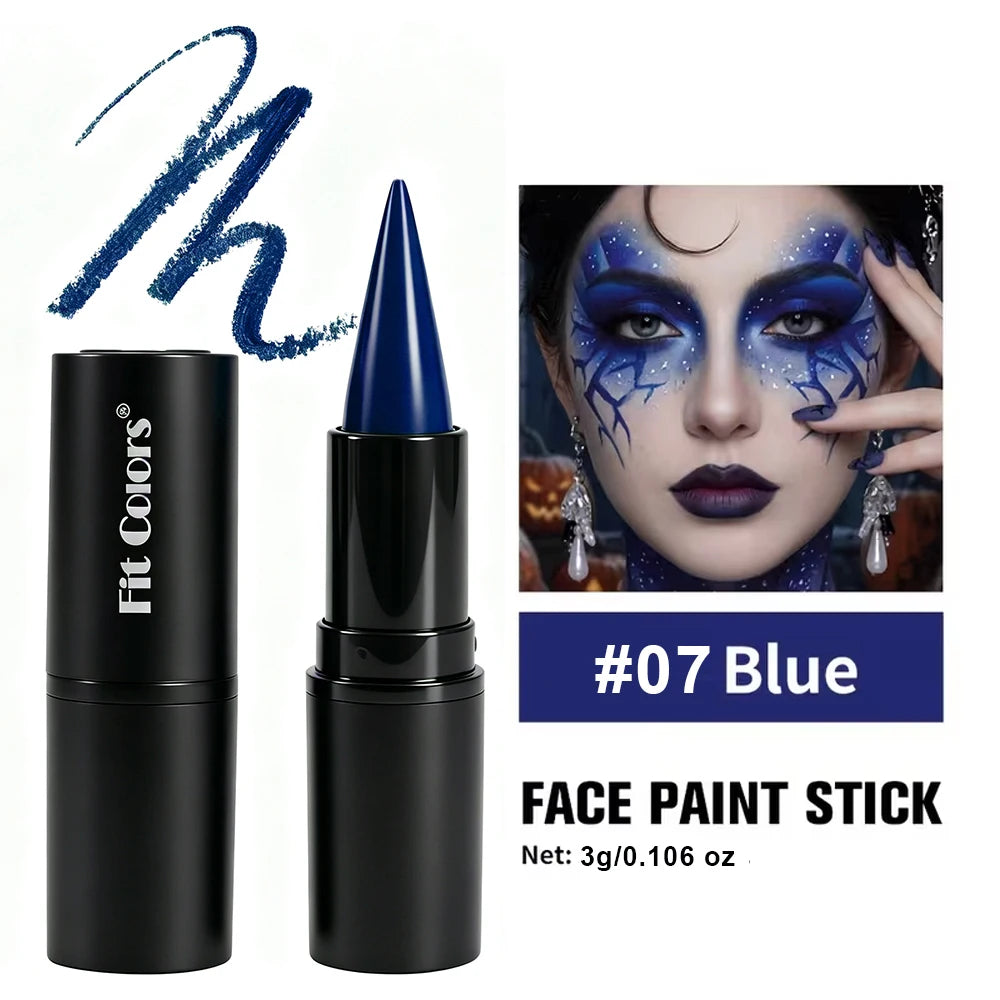 Halloween Face & Body Paint Stick – Waterproof Cosplay Lipstick Face & Body Paint PRIMED 07 3g