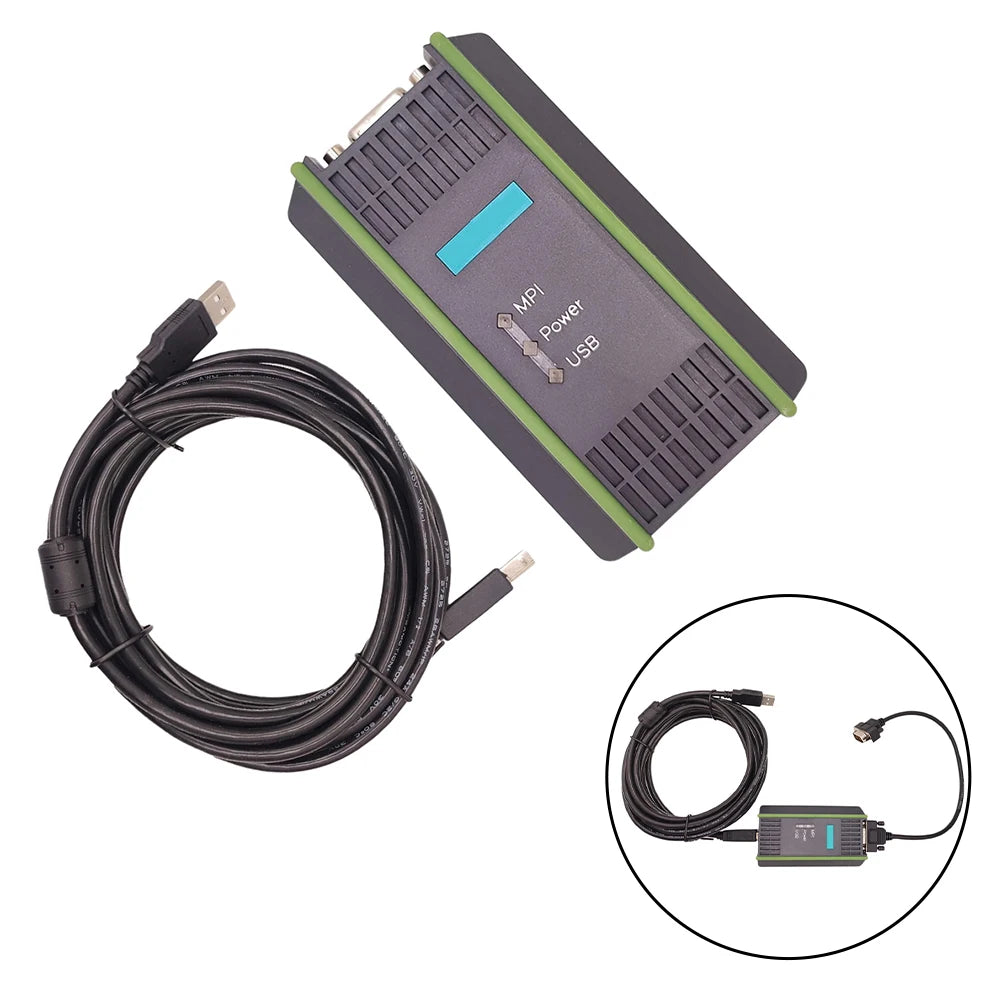 PLC Optically Isolated USB Adapter for Siemens S7-200/300/400 PLC Programming Adapter PRIMED