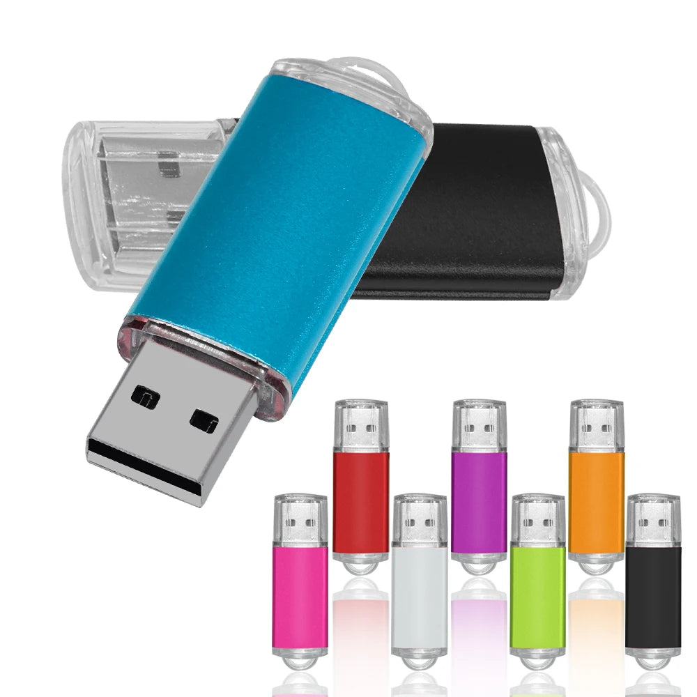Colorful Metal USB 2.0 Flash Drive 1GB–64GB | Pen Drive Gift USB Flash Drive PRIMED