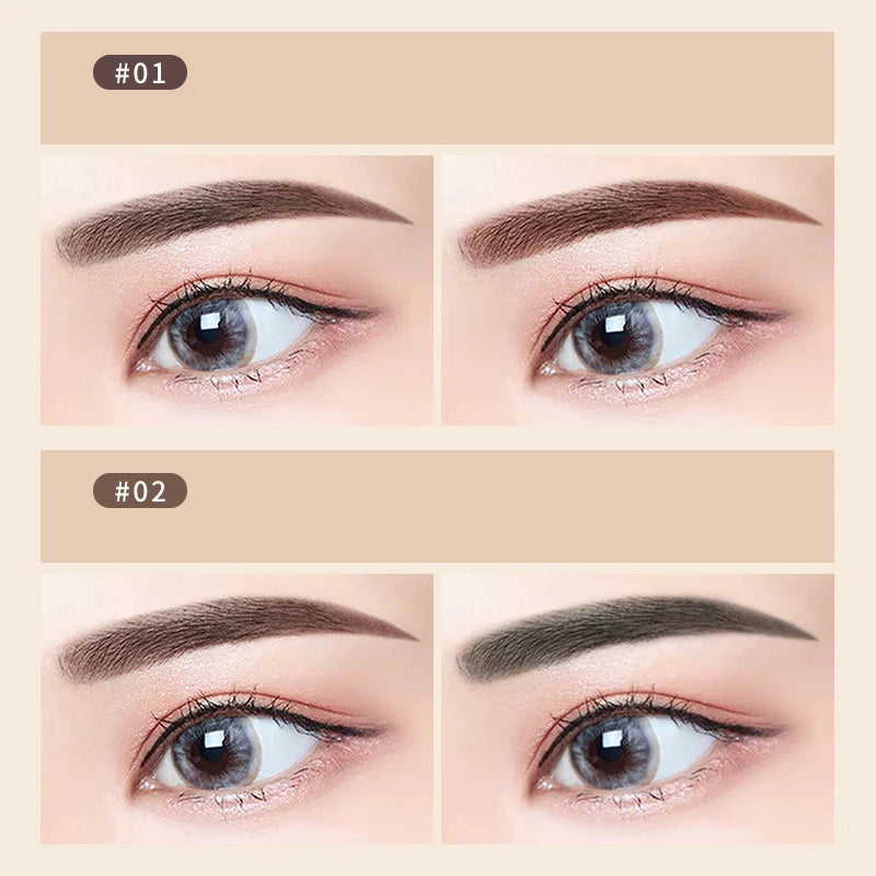2-Color Waterproof Eyebrow Powder Palette with Brush Eyebrow Powder Palette PRIMED