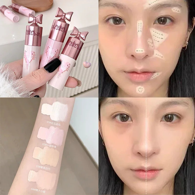 DAIMANPU Pink Brightening Waterproof Liquid Concealer Stick