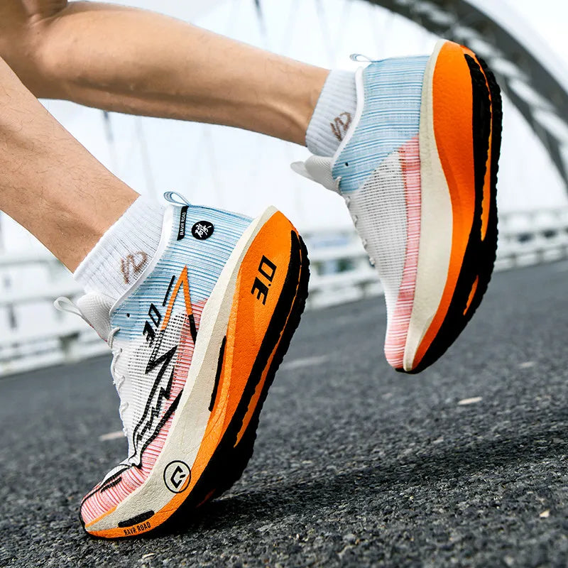 LETCOMFIT Men's Mesh Running Sneakers | Carbon Board Cushion Men's Running Sneakers PRIMED