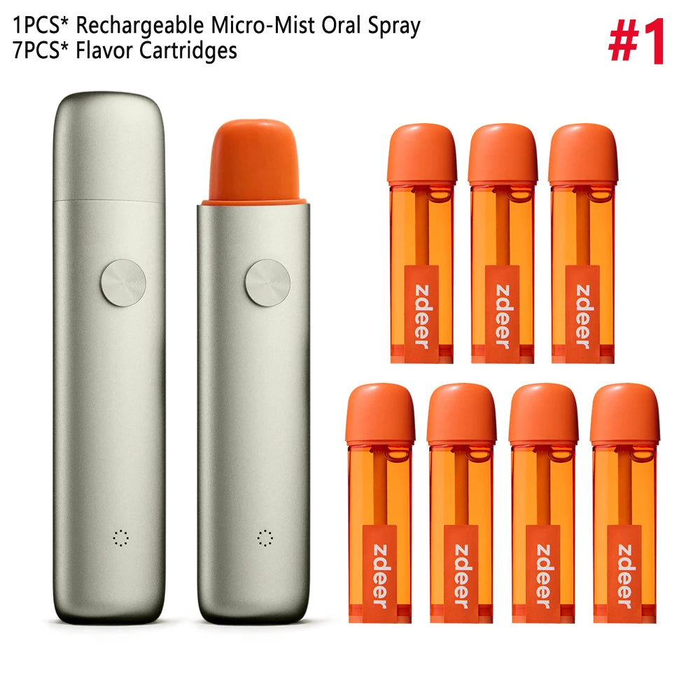 ZDEER Rechargeable Oral Spray – Micro-Mist Mouth Freshener
