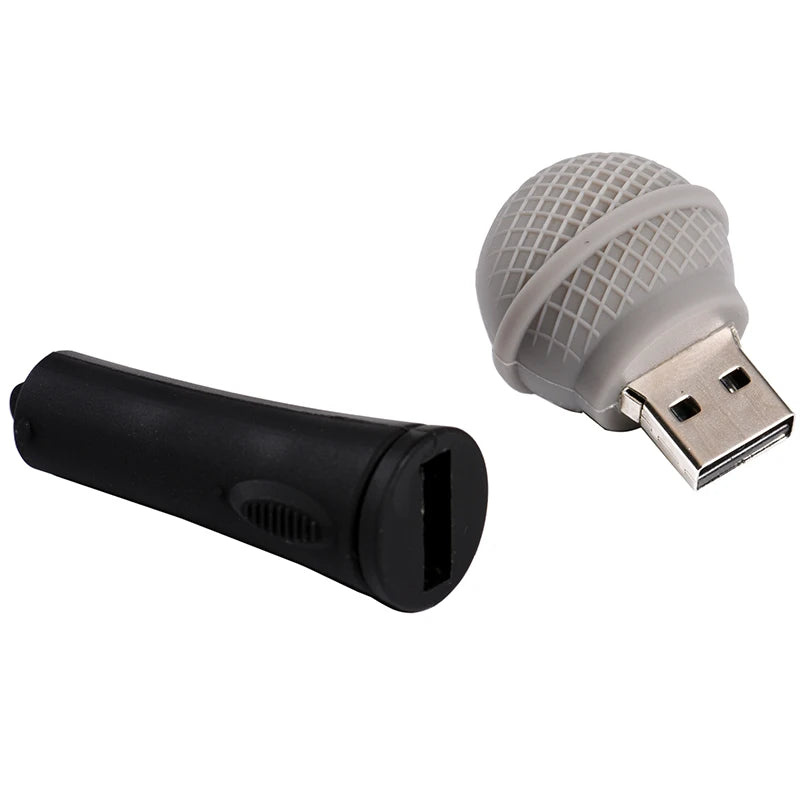Microphone USB Flash Drive 4GB–64GB | Novelty Creative Gift
