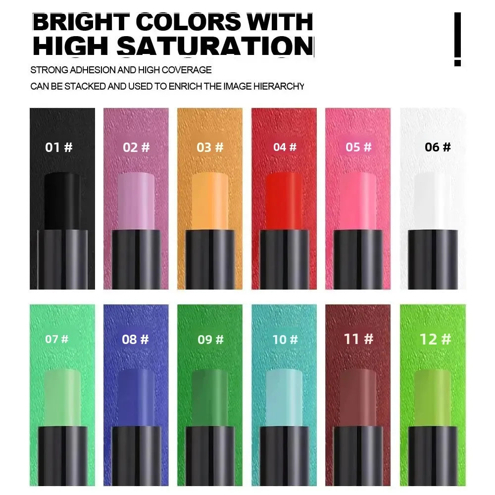 Dragon Ranee Halloween Matte Lipstick Set – 3pc Face Paint Kit Halloween Makeup Set PRIMED