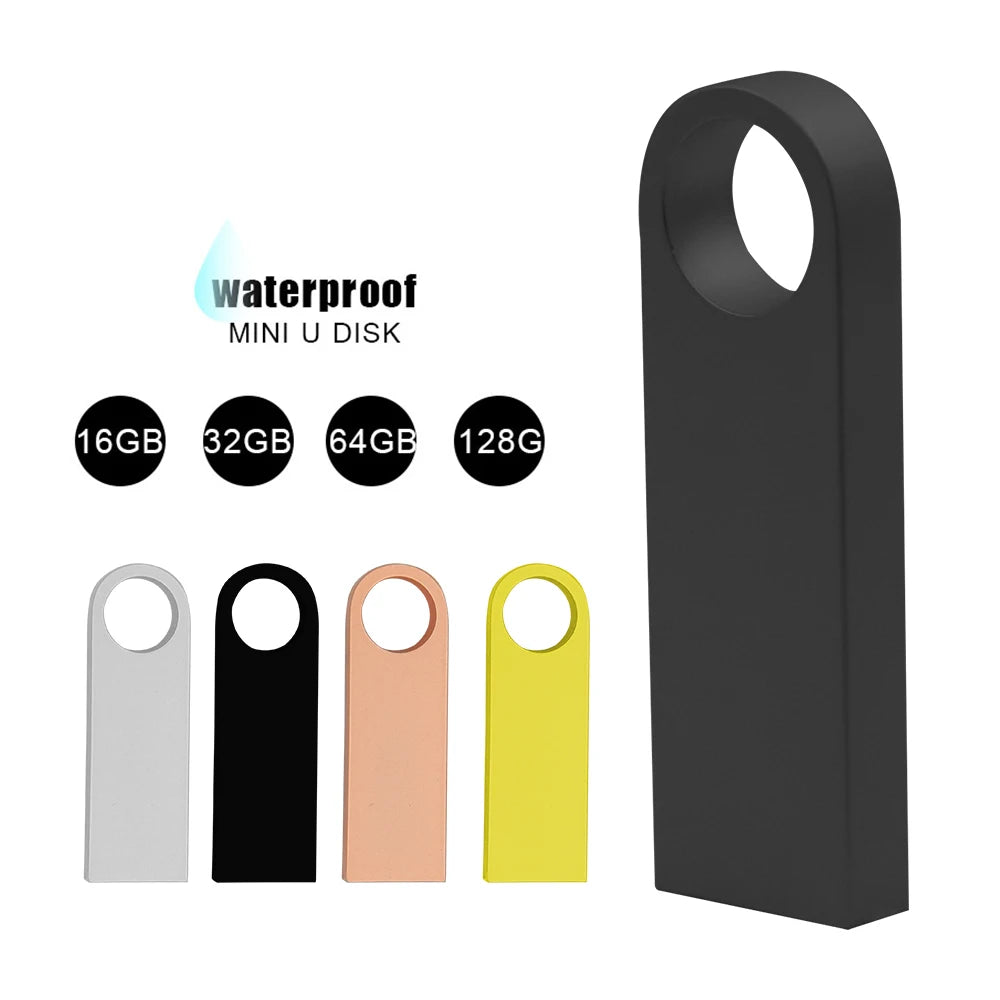 100-Pack Metal USB Flash Drives 256MB–128GB | Free Logo Bulk USB Flash Drives PRIMED