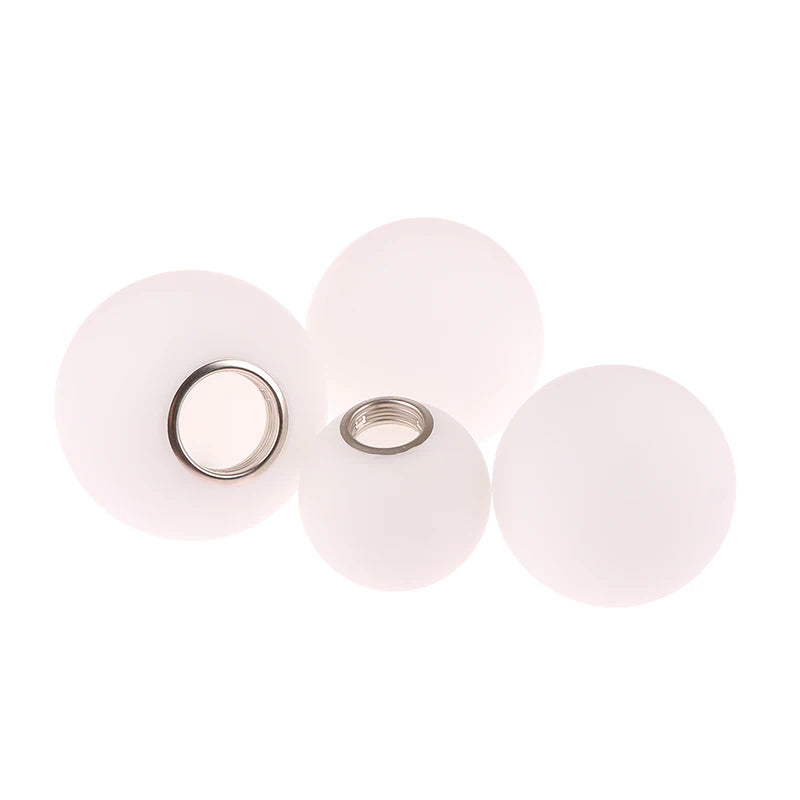 White Glass Lamp Shade Globe – E14/E27 Bulb Fitter Replacement