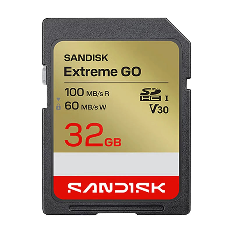 SanDisk Extreme GO SD Card UHS-I V30 | 32GB–256GB | 4K UHD SD Memory Card PRIMED 32GB