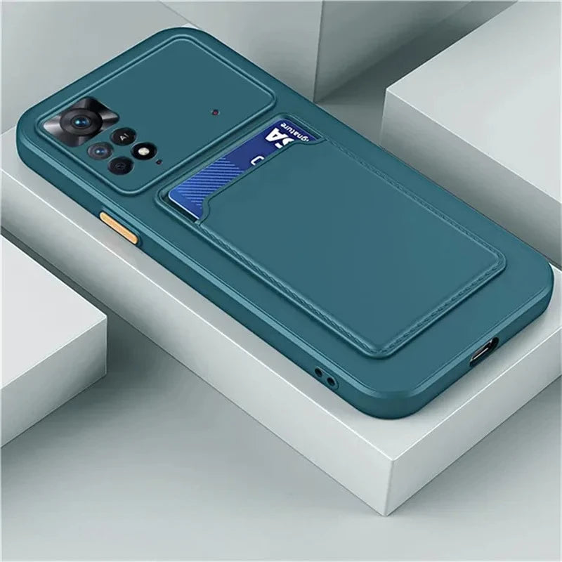 Shockproof Wallet Case Xiaomi Redmi Note 14 15 Pro 5G Phone Wallet Case PRIMED Green Redmi Note 13 4G