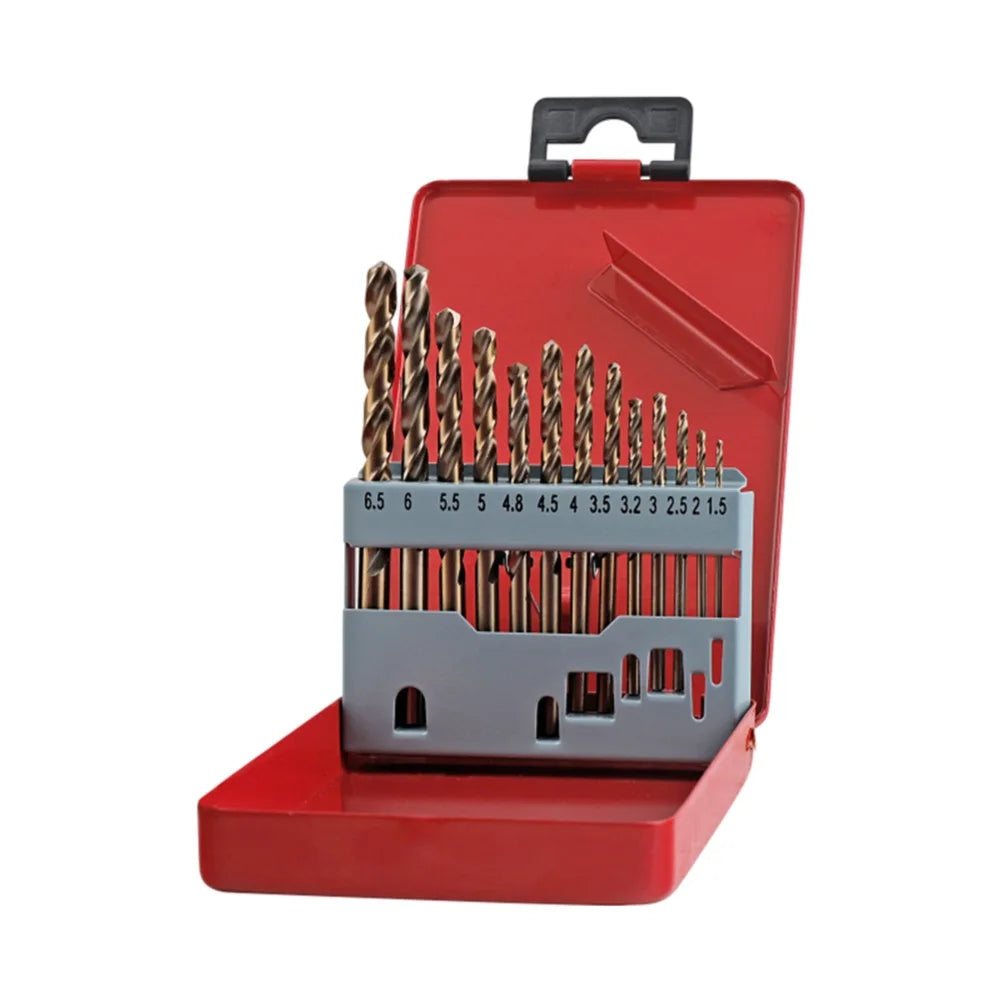 HSS Twist Drill Bit Set for Metal – 13, 19 or 25 Piece