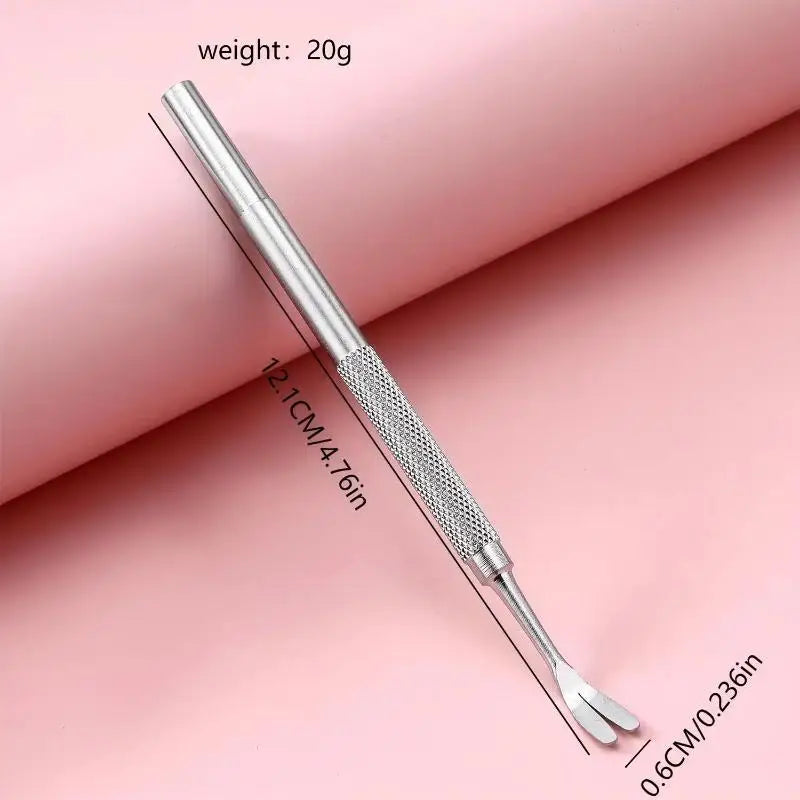 Stainless Steel Tick Fork Remover Tool for Dogs & Cats Pet Tick Remover PRIMED Silver