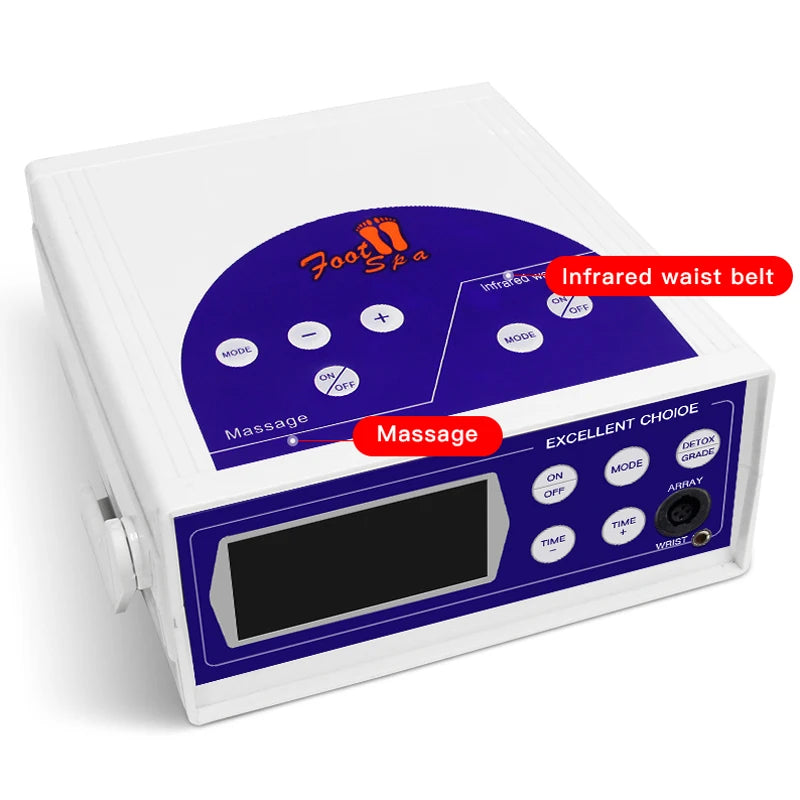 Ionic Detox Foot Spa Machine | Ion Cleanse Foot Bath System Ionic Foot Spa PRIMED
