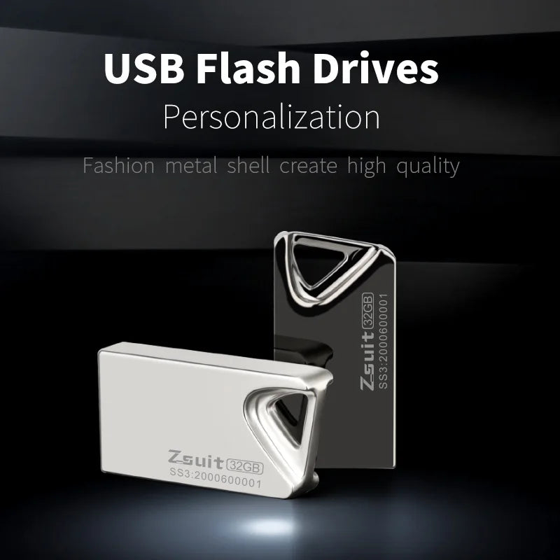 Z-suit Metal USB 3.0 Flash Drive 64GB 128GB | Waterproof Pen Drive